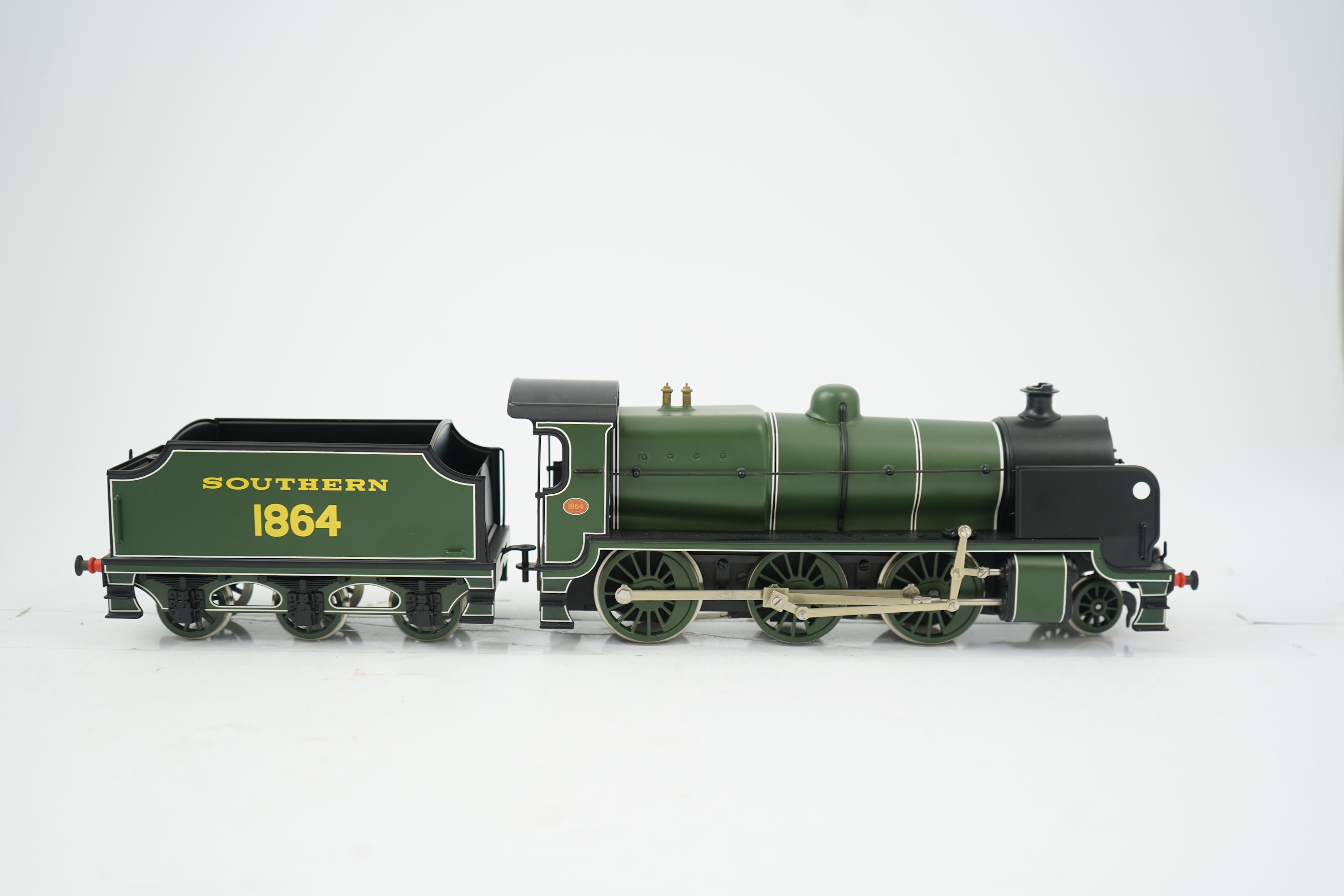 An O Gauge Corgi for Bassett Lowke coarse scale model of Southern Railway N Class, 1864, 2-6-0 locomotive, for three rail operation, with original box.